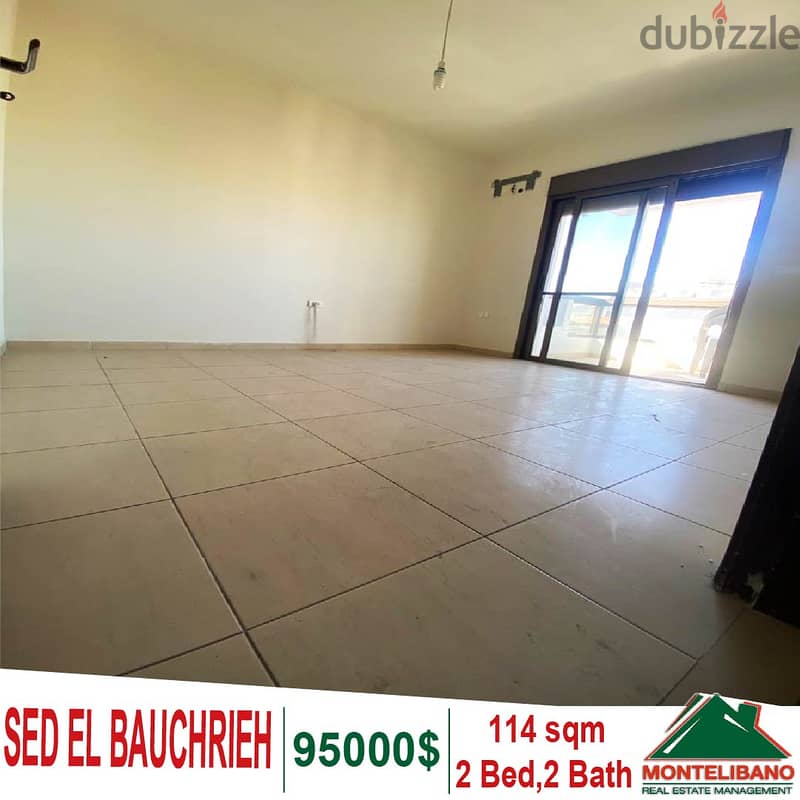 114 Sqm Apartment For Sale In Sed El Baouchrieh 0