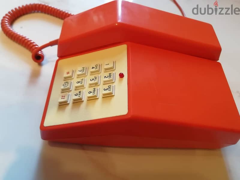 vintage 80s telephone perfect working condition 2 colors available 4