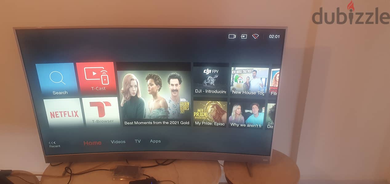 TCL 55inch UHD 4K Curve (Smart TV) 1