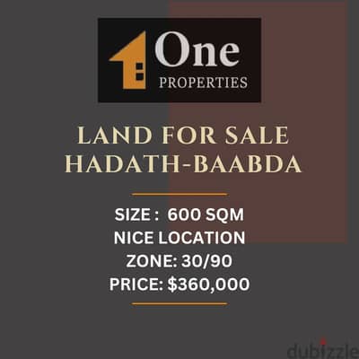 LAND FOR SALE IN HADATH-BAABDA