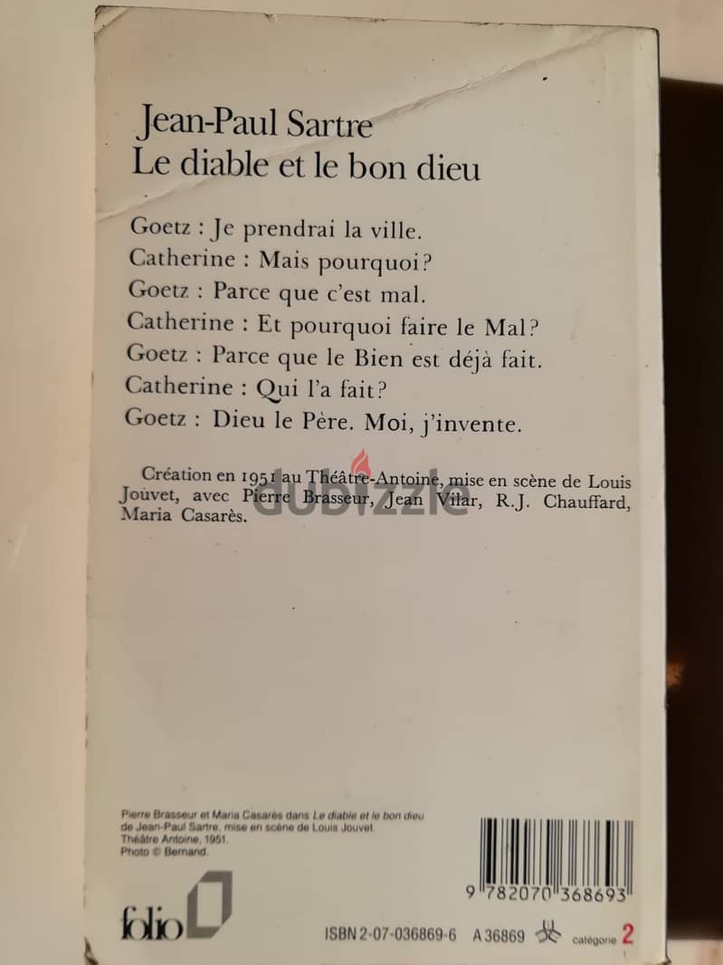 Le diable et le bon dieux par Jean Paul Sartre 2