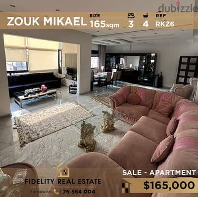 Apartment for sale in Zouk mikael RKZ6 شقة للبيع في ذوق مكايل