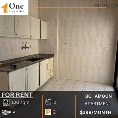 APARTMENT FOR RENT IN BCHAMOUN (EL MADERES)