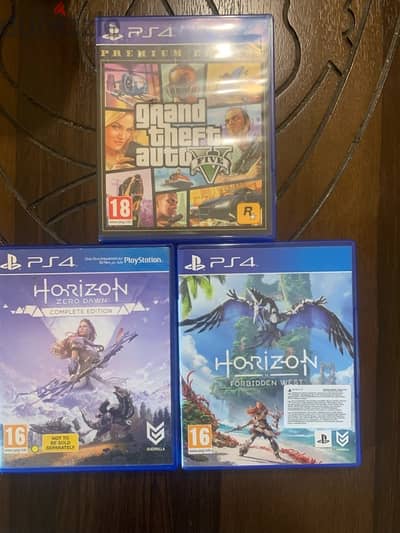 horizon  forbidden west and gta5