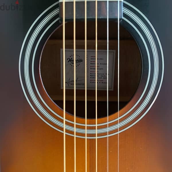 Acoustic Guitar- Vintage Sunburst - Perfect for Gibson fans! 5