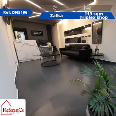 Triplex SHOP For Rent in Zalka محل ثلاثي للإيجار في الزلقا