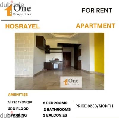 APARTMENT FOR RENT IN HOSRAYEL