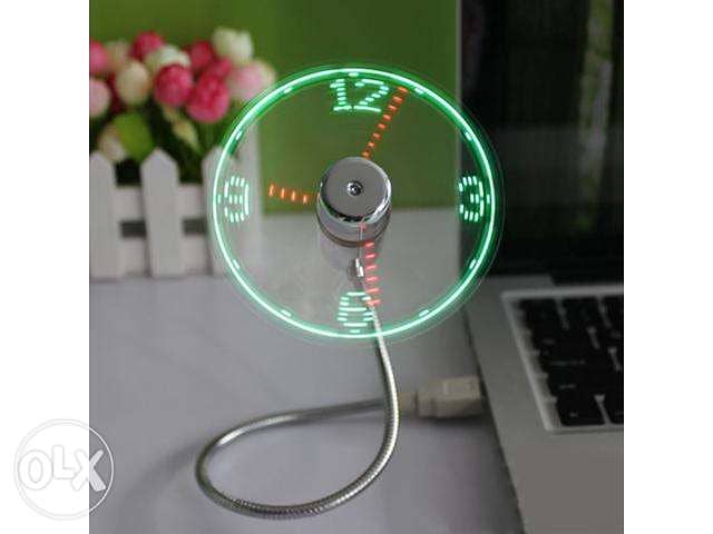 usb clock fan new technology 1