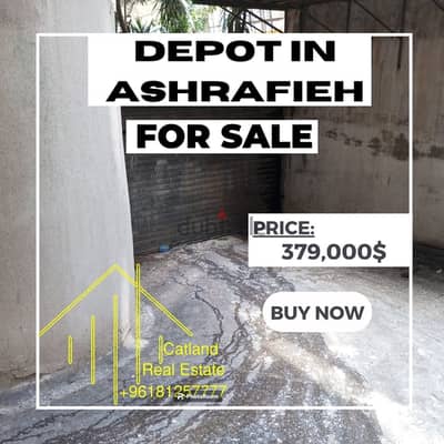 Depot for sale in Ashrafieh مستودع للبيع في الأشرفية 400,000$