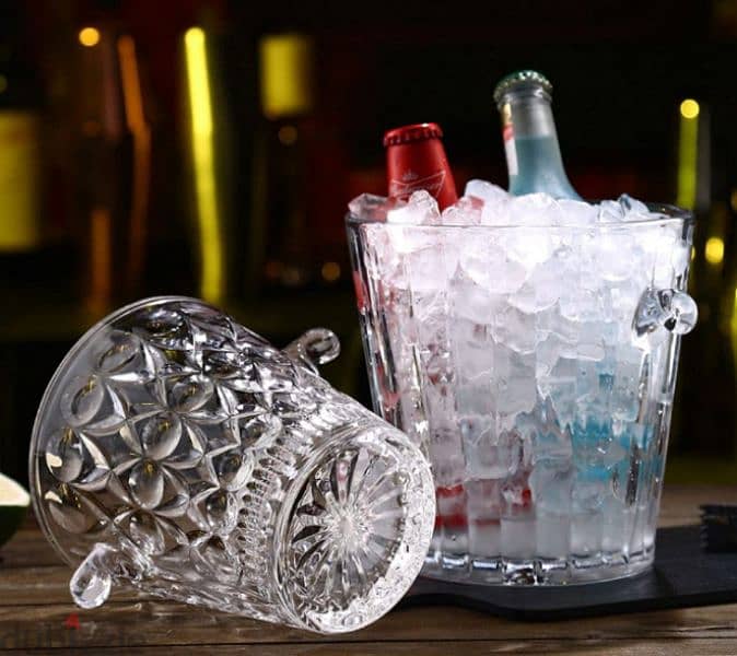 glass ice bucket 1