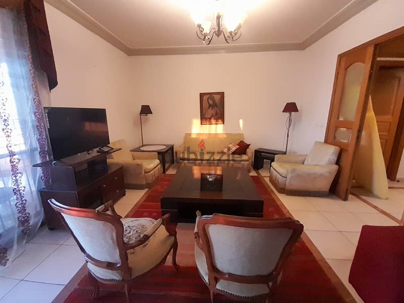 Furnished Apartment in Broumana, Metn + Mountain/Sea View & Terrace 0