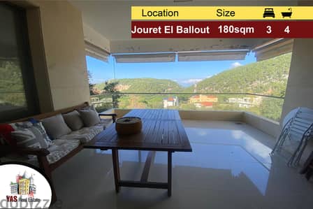 Jouret El Balout 180m2 | Decorated | Mountain View | Calm Area | PA