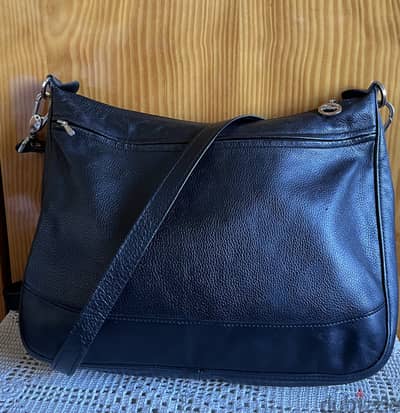 Longchamp Leather Crossody Bag