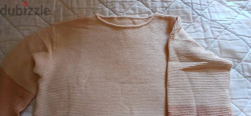 Very soft wool top (Beige rose) 1