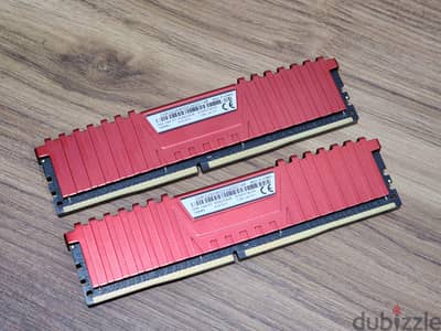 2X RAM package Corsair Vengeance LPX DDR4 RAM