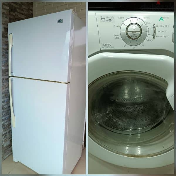 refrigerator + washing machine 0