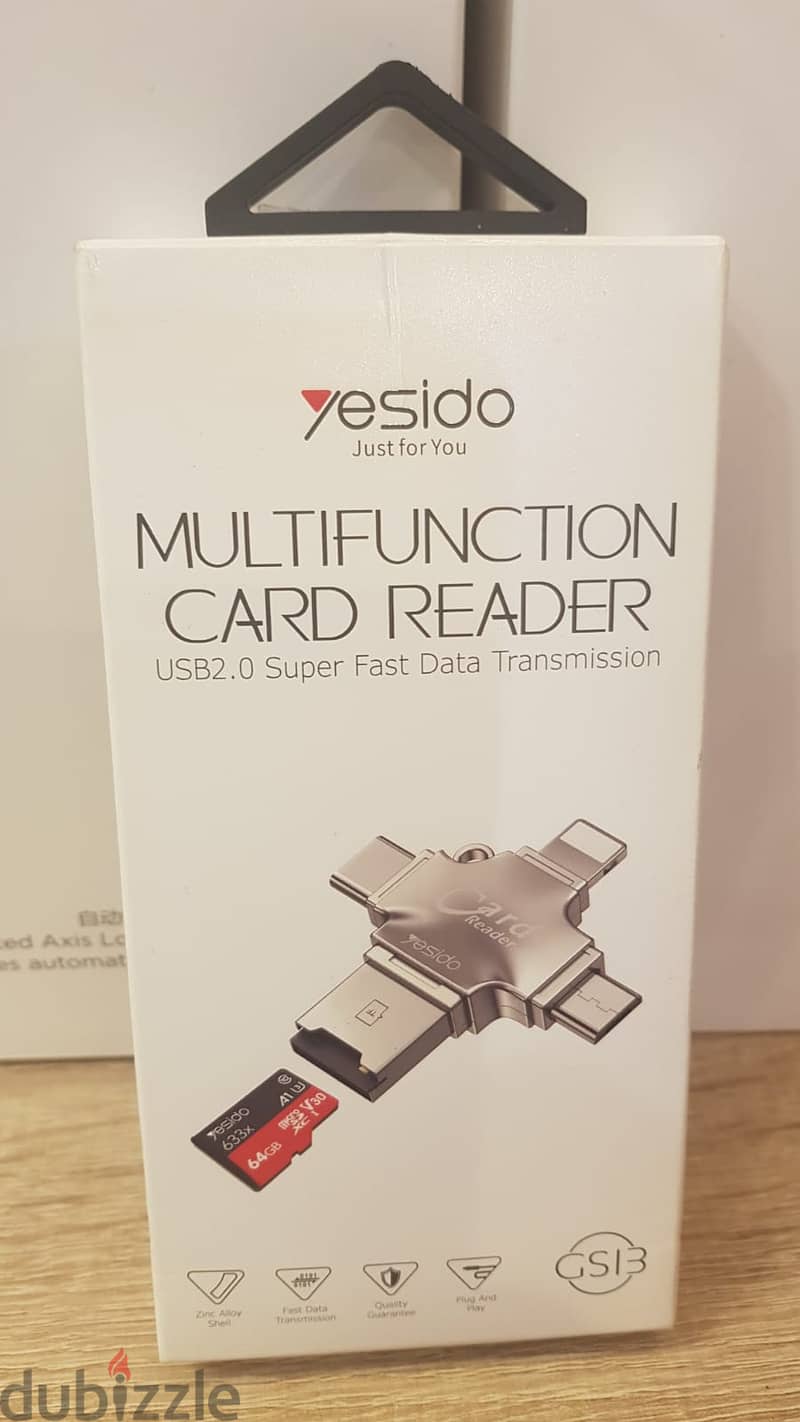 YESIDO MULTIFUNCTION CARD REDADER GS13 0