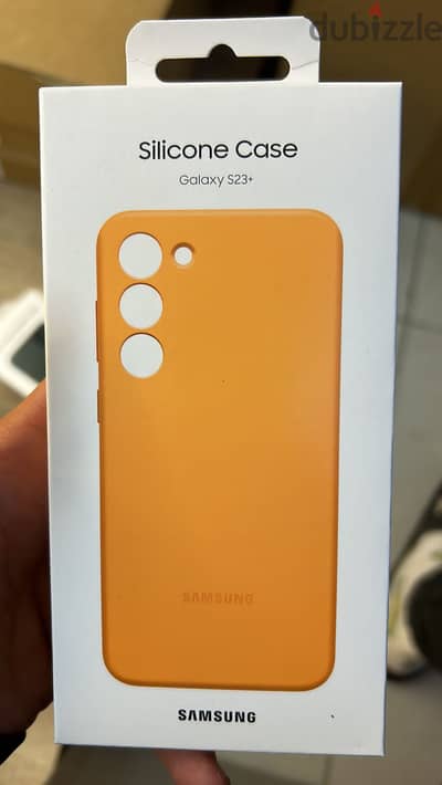 silicone case orange s23 plus original & last offer