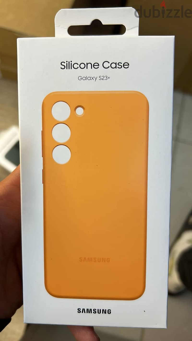 silicone case orange s23 plus original & last offer 0