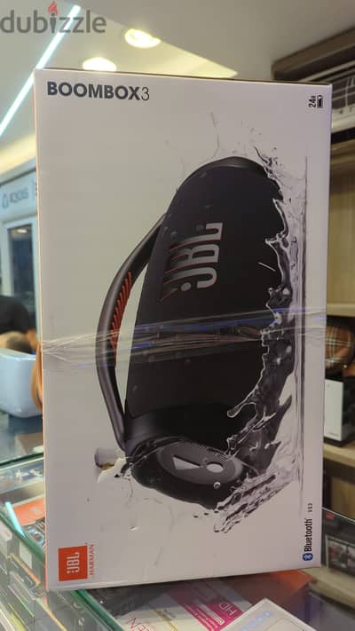 JBL boombox 3 black+dark brown bag