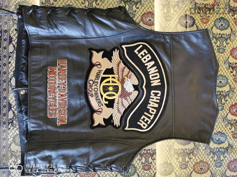 Harely Davidson gilet leather 10