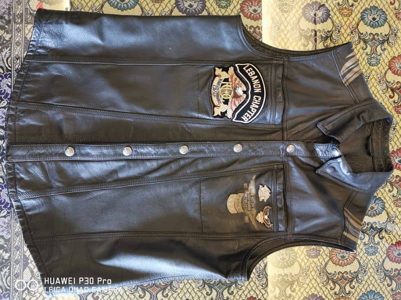 Harely Davidson gilet leather 12