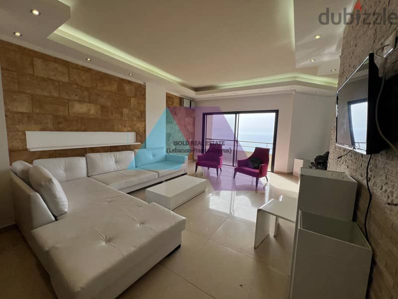 Furnished Apartment+PanoramicView For Rent in Blat-شقة للإيجار في بلاط 0