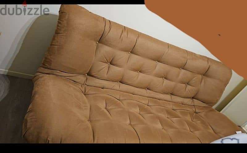 brown sofa bed 0