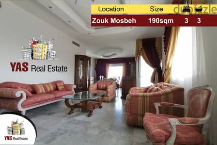 Zouk Mosbeh 190m2 | Mint Condition | Luxurious | Panoramic View | TO