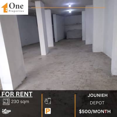 DEPOT FOR RENT IN JOUNIEH (HIGHWAY)