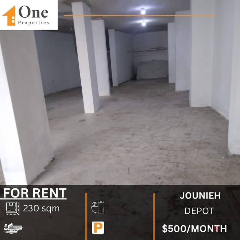 DEPOT FOR RENT IN JOUNIEH (HIGHWAY) 0