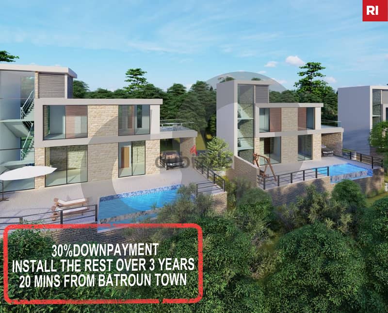 Mini villas project, batroun - chebtin/ شبتين- البترون REF#RI116501 0