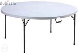 foldable round table