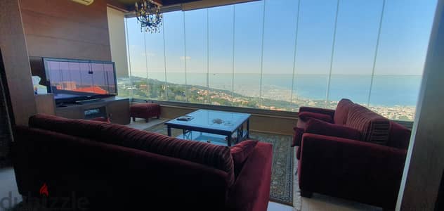 Panoramic View Apartment For Sale Or Rent In Broumana