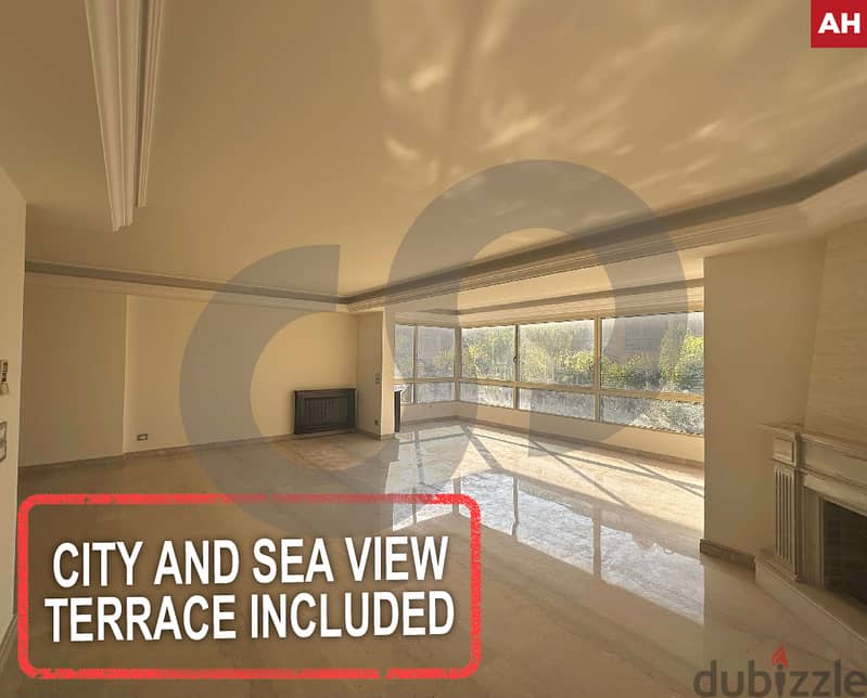 City and Sea View - Terrace Included -Hadath/حدث REF#AH116512 0