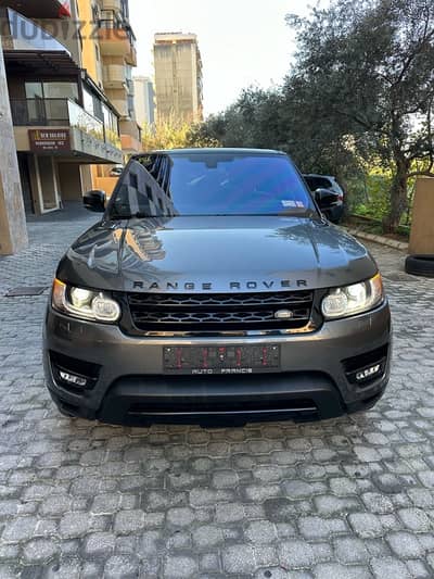 Range Rover Sport HSE V6 2016 gray on black (61k miles-clean carfax)