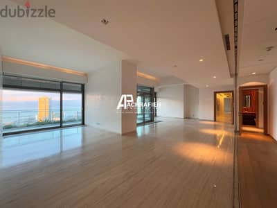 Open Panoramic Sea View - High Floor - Apartment For Sale In Achrafie