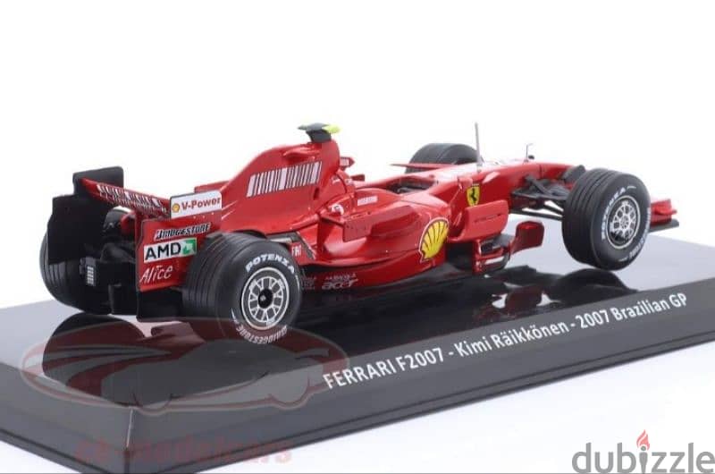 Kimi Raikkonen Ferrari F2007(GP Brazil '07) diecast car model 1:24. 3