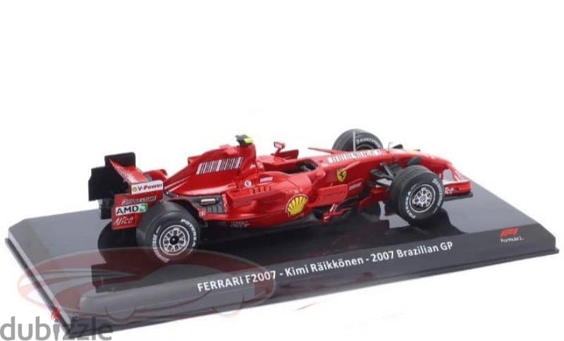 Kimi Raikkonen Ferrari F2007(GP Brazil '07) diecast car model 1:24. 4