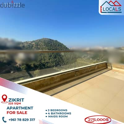 225 SQM Apartment For Sale in Zikrit