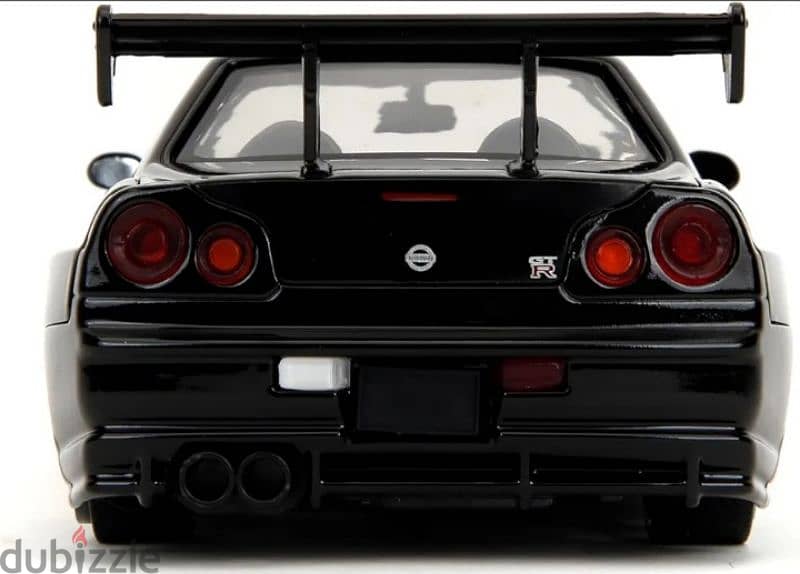 Nissan Skyline GT-R (R34) diecast car model 1:24. 3