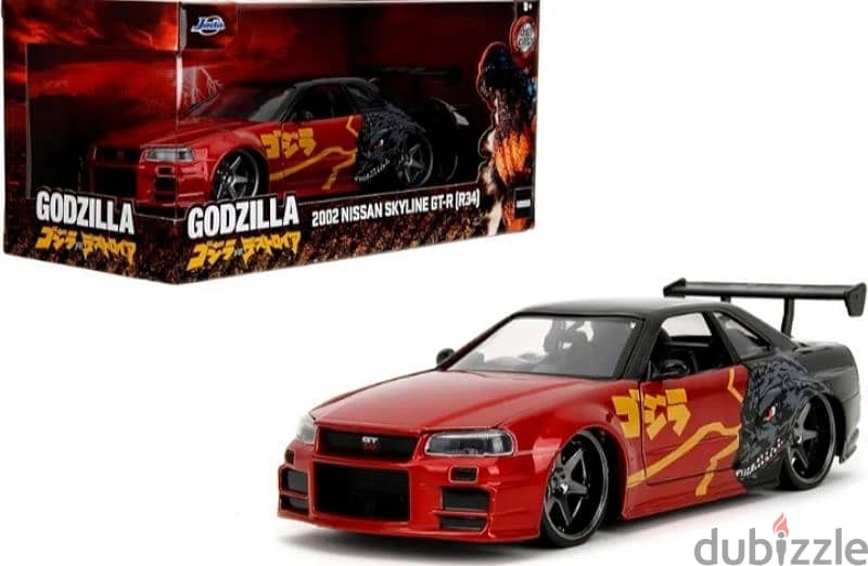 Nissan Skyline GT-R (R34) diecast car model 1:24. 5