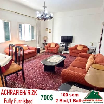 Fully Furnished 100 sqm Apartment for rent in Achrafieh - Rizk.