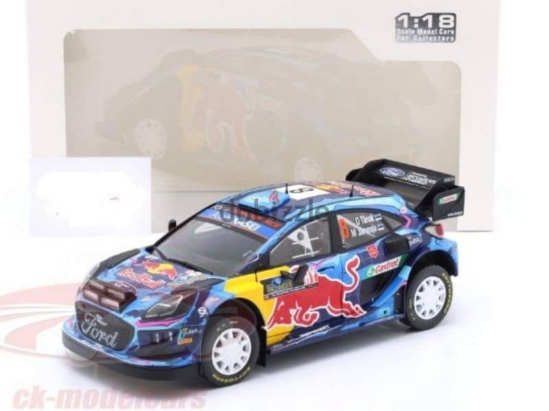 Ford Puma Rally 1 Hybrid (Rally Sweden '23) diecast car model 1;18. 0