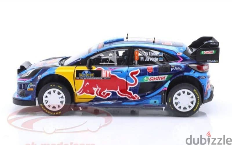 Ford Puma Rally 1 Hybrid (Rally Sweden '23) diecast car model 1;18. 2