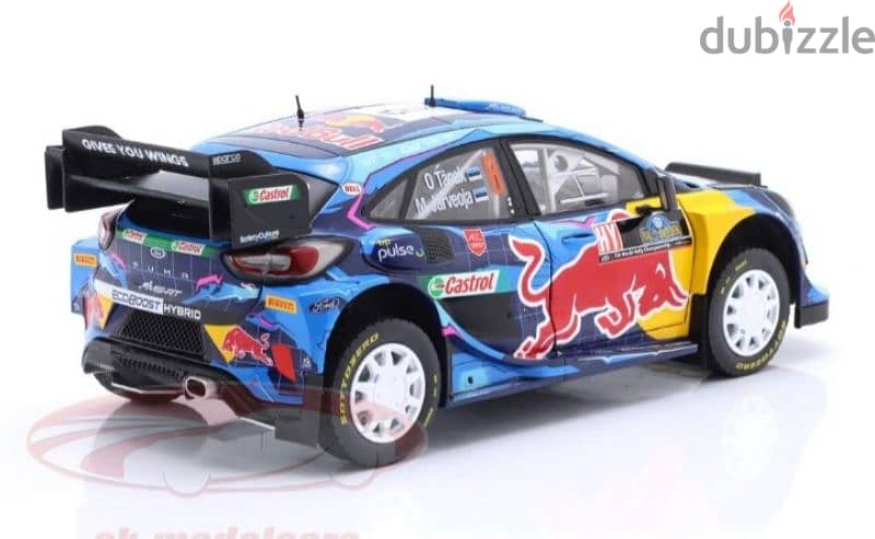 Ford Puma Rally 1 Hybrid (Rally Sweden '23) diecast car model 1;18. 4