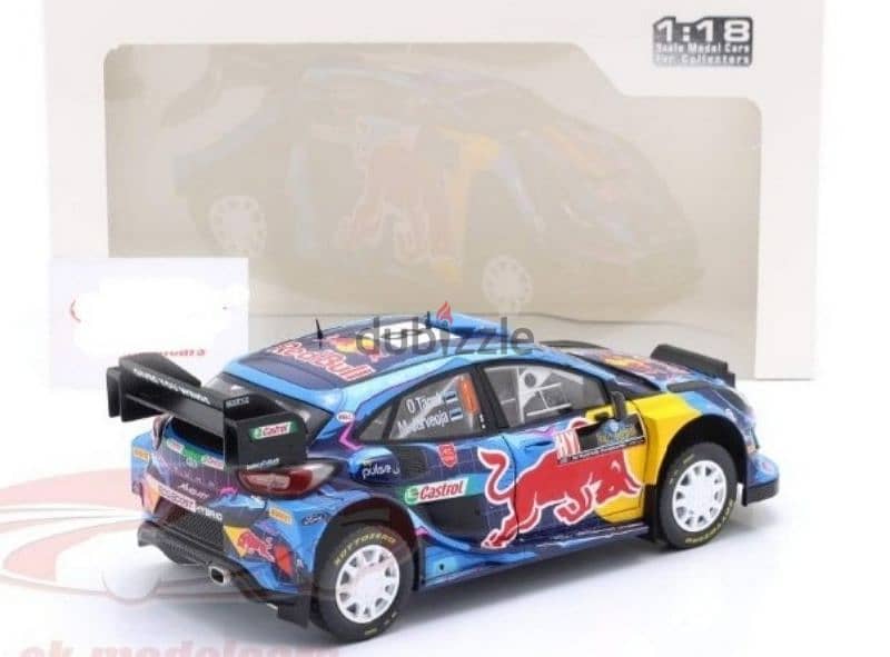 Ford Puma Rally 1 Hybrid (Rally Sweden '23) diecast car model 1;18. 5