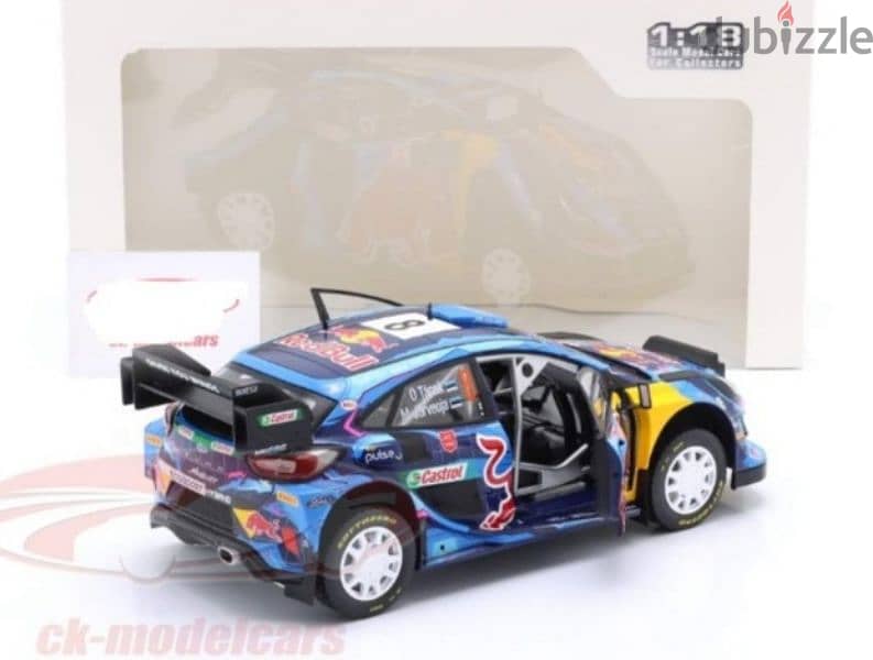 Ford Puma Rally 1 Hybrid (Rally Sweden '23) diecast car model 1;18. 6