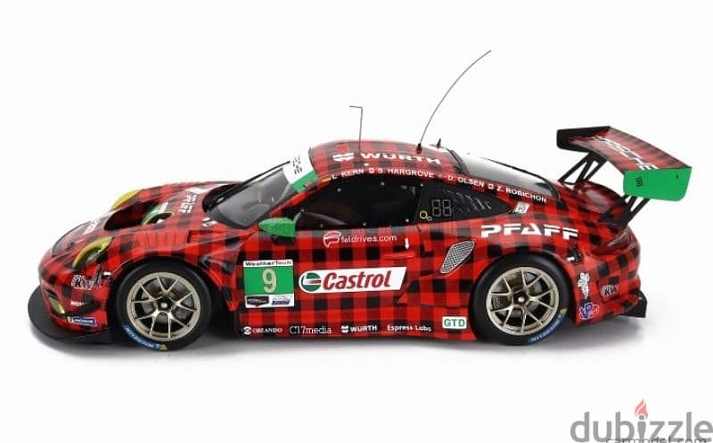 Porsche GT3 R (24h Daytona 2019) diecast car model 1;18. 1