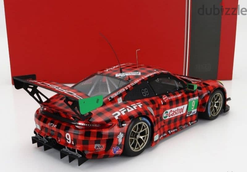 Porsche GT3 R (24h Daytona 2019) diecast car model 1;18. 4